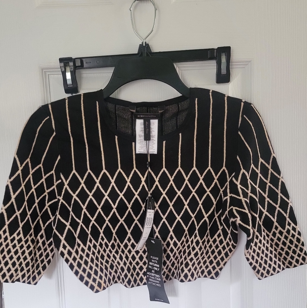 BCBGMaxAzria "Kayle" crop top Size L
